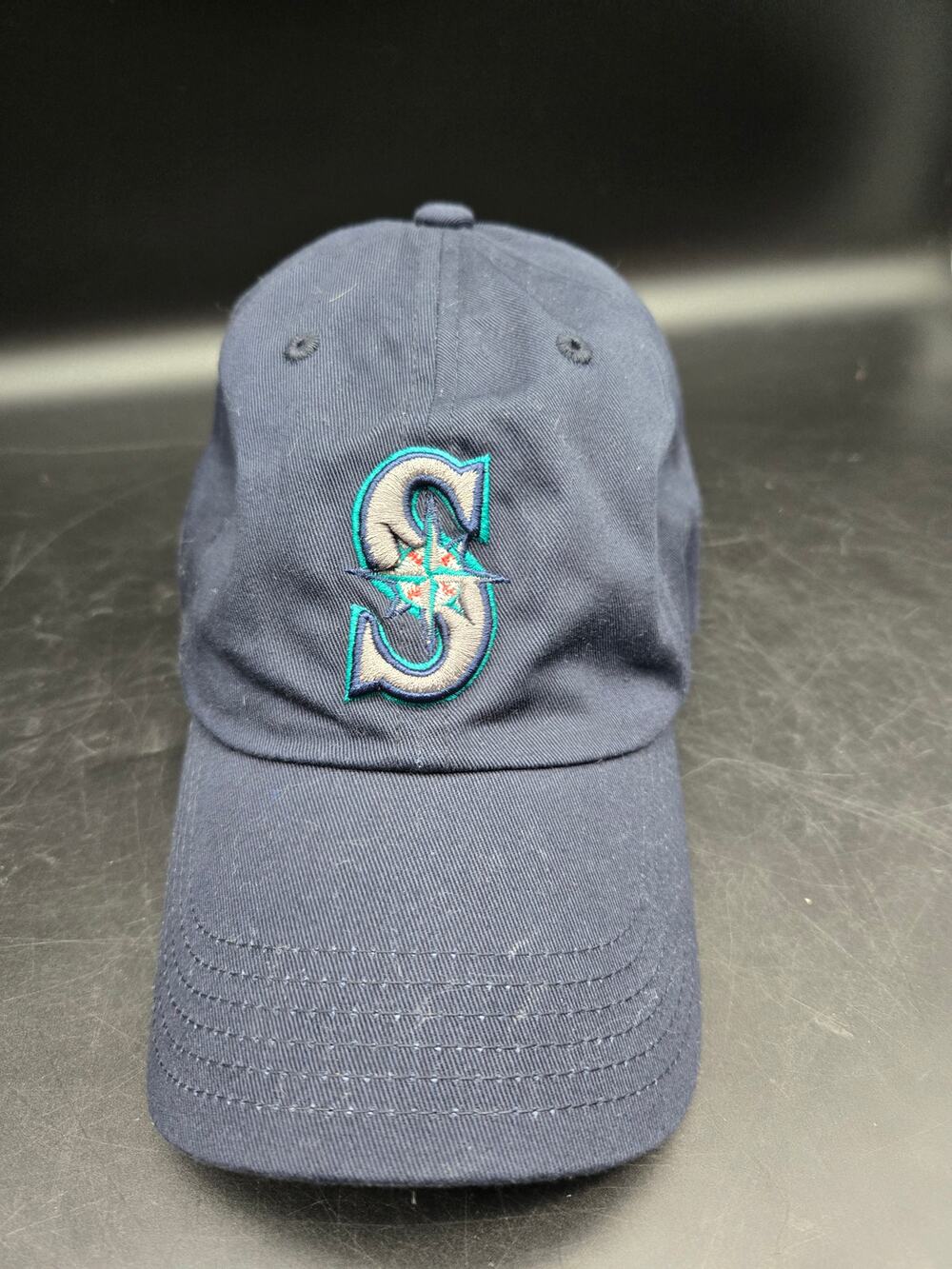 Seattle Mariners MLB Adjustable Dad Hat Navy Baseball Cap Embroidered Logo